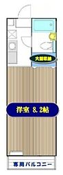 サンクレール大船 ワンルームの間取図画像