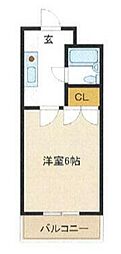 メゾン相模野 1Kの間取図画像