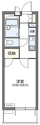 レオパレスグランドール 1Kの間取図画像
