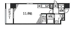 コンフォール・パレス ワンルームの間取図画像