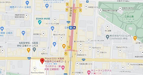 ラヴィベール江坂 ｜大阪府吹田市江の木町(賃貸マンション1SLDK・4階・53.69㎡)の写真 その26