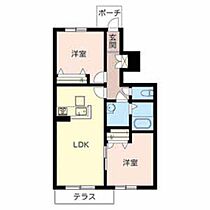 サンラフィーネ 0103 ｜ 滋賀県大津市月輪３丁目5-17（賃貸アパート2LDK・1階・54.30㎡） その2