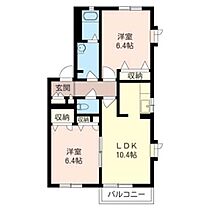 グランドソレーユ　Ａ 00201 ｜ 神奈川県海老名市中新田１丁目12-6（賃貸アパート2LDK・2階・54.00㎡） その2