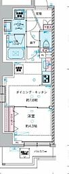 GENOVIA幡ヶ谷 1DKの間取図画像