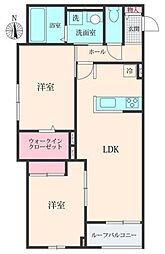Belle Lead 大倉山 2LDKの間取図画像