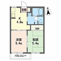 フラット・フィールド　Ａ 202 ｜ 岩手県北上市柳原町５丁目2-18（賃貸アパート2K・2階・35.00㎡） その2