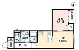 立川セイワレジデンスIII 1LDKの間取図画像