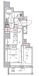 シーフォルム板橋3 7階1LDKの間取り