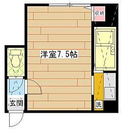 アビタシオン東淵野辺 1Kの間取図画像