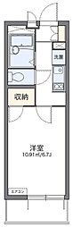 レオパレスエスポワール新宿町 1Kの間取図画像