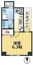 兵庫県神戸市中央区坂口通７丁目（賃貸アパート1K・7階・20.40㎡） その2