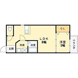 間取図画像 1LDK