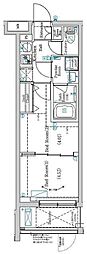 ラフィスタ方南町 2Kの間取図画像