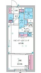 Genovia池袋 1LDKの間取図画像