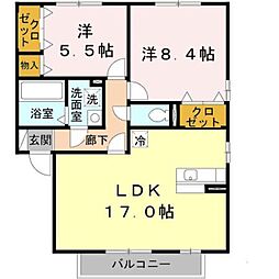 スカイフィールド B棟 1階/-