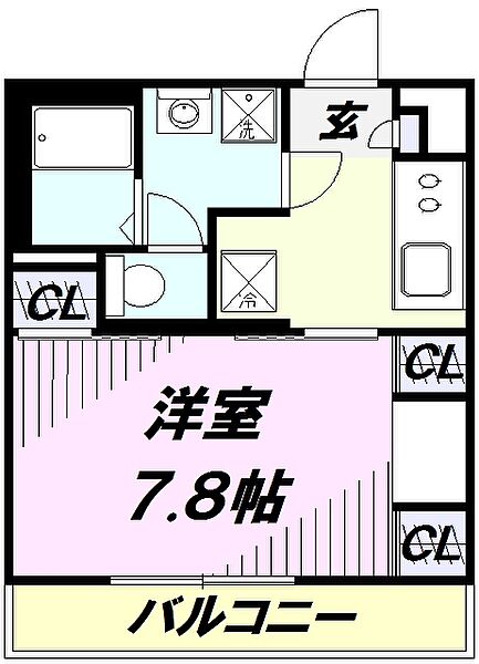 リブリ・リア ｜東京都東村山市秋津町３丁目(賃貸アパート1K・2階・26.91㎡)の写真 その2