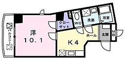 ヤマトESTアサヒヤ 1Kの間取図画像