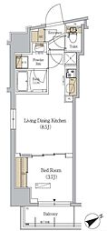 URBANEX駒込 1LDKの間取図画像
