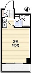 エトワール目白台 ワンルームの間取図画像
