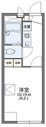 レオパレスプリマベーラ 1Kの間取図画像