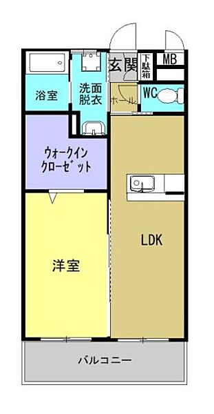 あかねヒルズ南宮崎 502｜宮崎県宮崎市源藤町源藤(賃貸マンション1LDK・5階・41.00㎡)の写真 その2