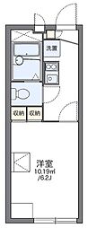 レオパレスボヌール 1Kの間取図画像