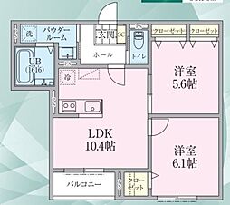 リケナ矢野口 1 2階/202