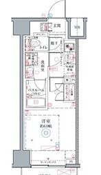 石川アパート 1Kの間取図画像