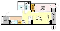 SAMPO 1LDKの間取図画像