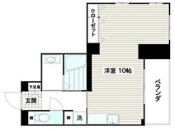 フォルク板橋 ワンルームの間取図画像