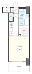 アルティオドマーニ 1Kの間取図画像