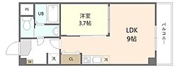 IVORY 1LDKの間取図画像