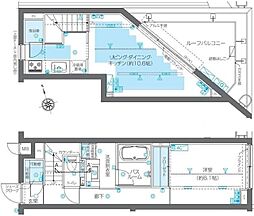 ZOOM広尾 4階1LDKの間取り