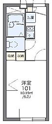 レオパレスパークサイド 1Kの間取図画像