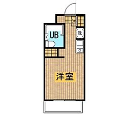 TOP片倉No.1 ワンルームの間取図画像