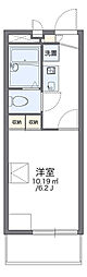 レオパレス麻生川 1Kの間取図画像