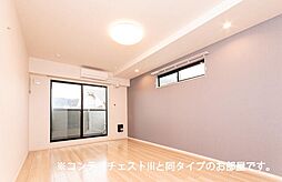 グリーナブル若葉II 2階1Kのリビング/ダイニング