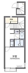 レオネクスト六番館 1Kの間取図画像