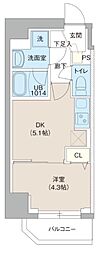 レオーネ池袋SOUTH 1DKの間取図画像