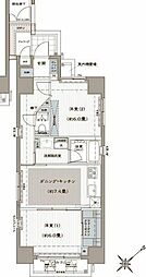 ＺＯＯＭ銀座2丁目Ｓｅｃｏｎｄ 6階2DKの間取り