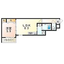 大阪府大阪市住吉区遠里小野５丁目（賃貸アパート1LDK・3階・36.09㎡） その2