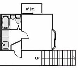 シェロ八幡宿 1階1Kの間取り
