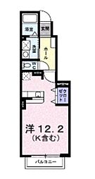 グレイスフルハウス ワンルームの間取図画像