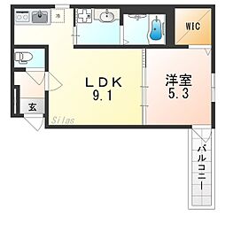 南海線 春木駅 徒歩10分 3階/-