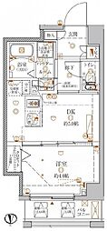 CRACIA本所吾妻橋 1DKの間取図画像