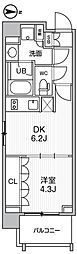 墨田区立川4丁目マンション 1DKの間取図画像