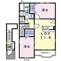 静岡県伊豆の国市守木（賃貸アパート2LDK・2階・58.80㎡） その2