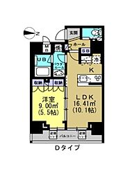 ルーラル二十四番館 1LDKの間取図画像