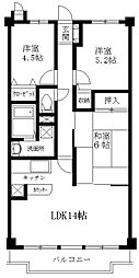 パルクメゾン 3LDKの間取図画像