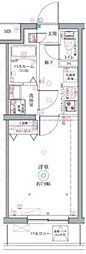 葛飾区奥戸2丁目マンション 1Kの間取図画像